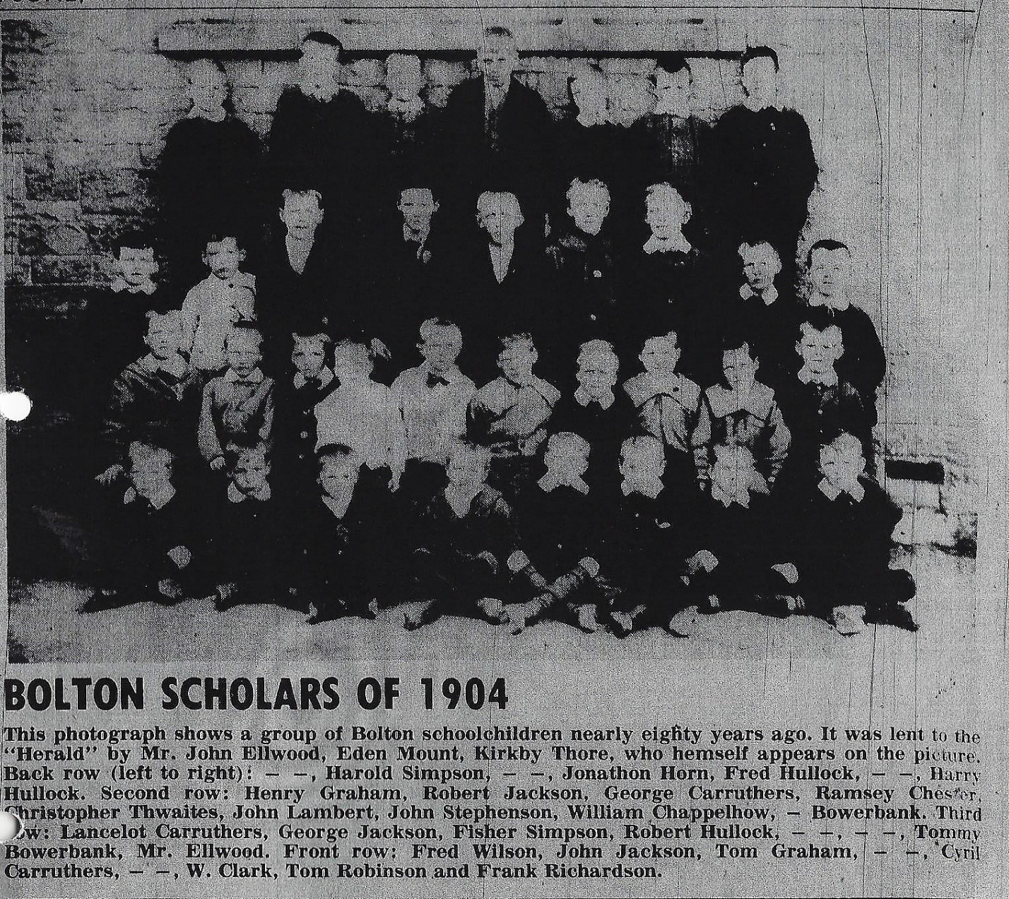Bolton Scholars 1904